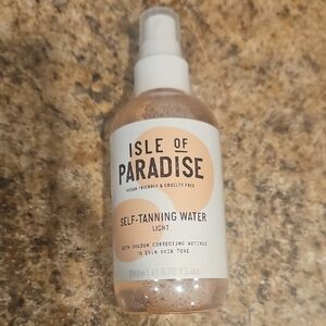 Isle of Paradise Light Self-Tanning Water — Peach & White Bottle